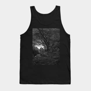 High Resolution Gustave Doré Illustration Dante Meets Virgil Tank Top